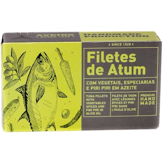 Aveiro | File de ton in ulei de masline cu legume si condimente 120g