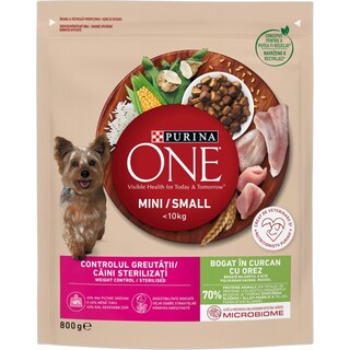 Purina One | Mini | Hrana pentru caini de talie mica, cu curcan si orez 800g