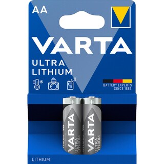 Varta | Baterii Ultra litiu AA 2 bucati
