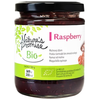 Nature's Promise Bio | Produs tartinabil de zmeura, ecologic 270g