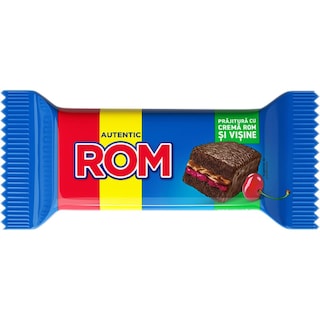 Rom | Prajitura cu crema de rom si visine 35g