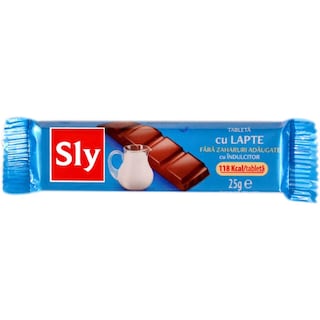 Sly | Tableta cu lapte cu indulcitor 25g