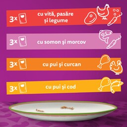 Whiskas | Hrana umeda pentru pisici Alegerea Bucatarului in sos 12x85g