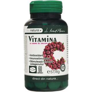 Pro Natura | Supliment alimentar Vitamina C 60 capsule
