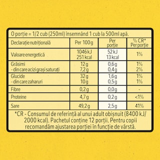 Maggi | Baza pentru mancaruri cu gust de gaina, 12 cuburi 120g