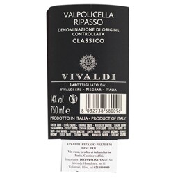 VIVALDI | Vin rosu Valpolicella Ripasso DOC 0.75L