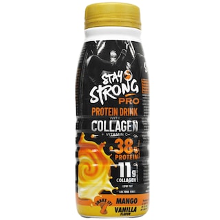 Stay Strong | Shake proteic cu colagen, aroma mango si vanilie 500ml