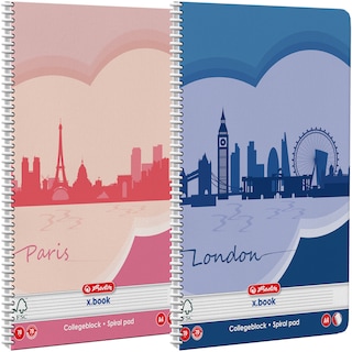 Herlitz | Caiet A4 dictando, 70 file, cu spira