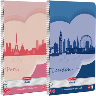 Herlitz | Caiet A4 dictando, 70 file, cu spira