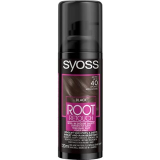 Syoss | Root Retouch | Vopsea spray temporara Negru