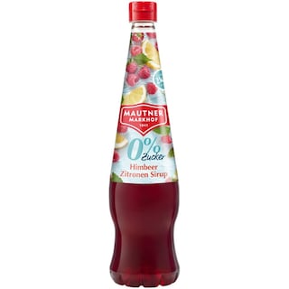 Mautner Markhof | Sirop cu zmeura si lamaie, fara zahar 700ml