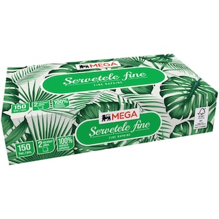 MEGA | Servetele fine, 2 straturi, 150 bucati