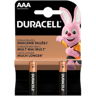 Duracell | Baterii alcaline AAA 2 bucati