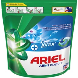 Ariel | Detergent +Touch of Lenor, 50 capsule