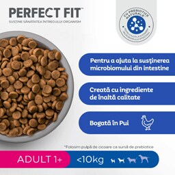 Perfect Fit | Hrana completa, uscata, bogata in pui, pentru caini adulti 825g