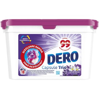 Dero | Detergent Levantica si iasomie 18 capsule Trio