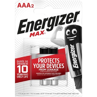 Energizer | Baterii alcaline AAA 2 bucati
