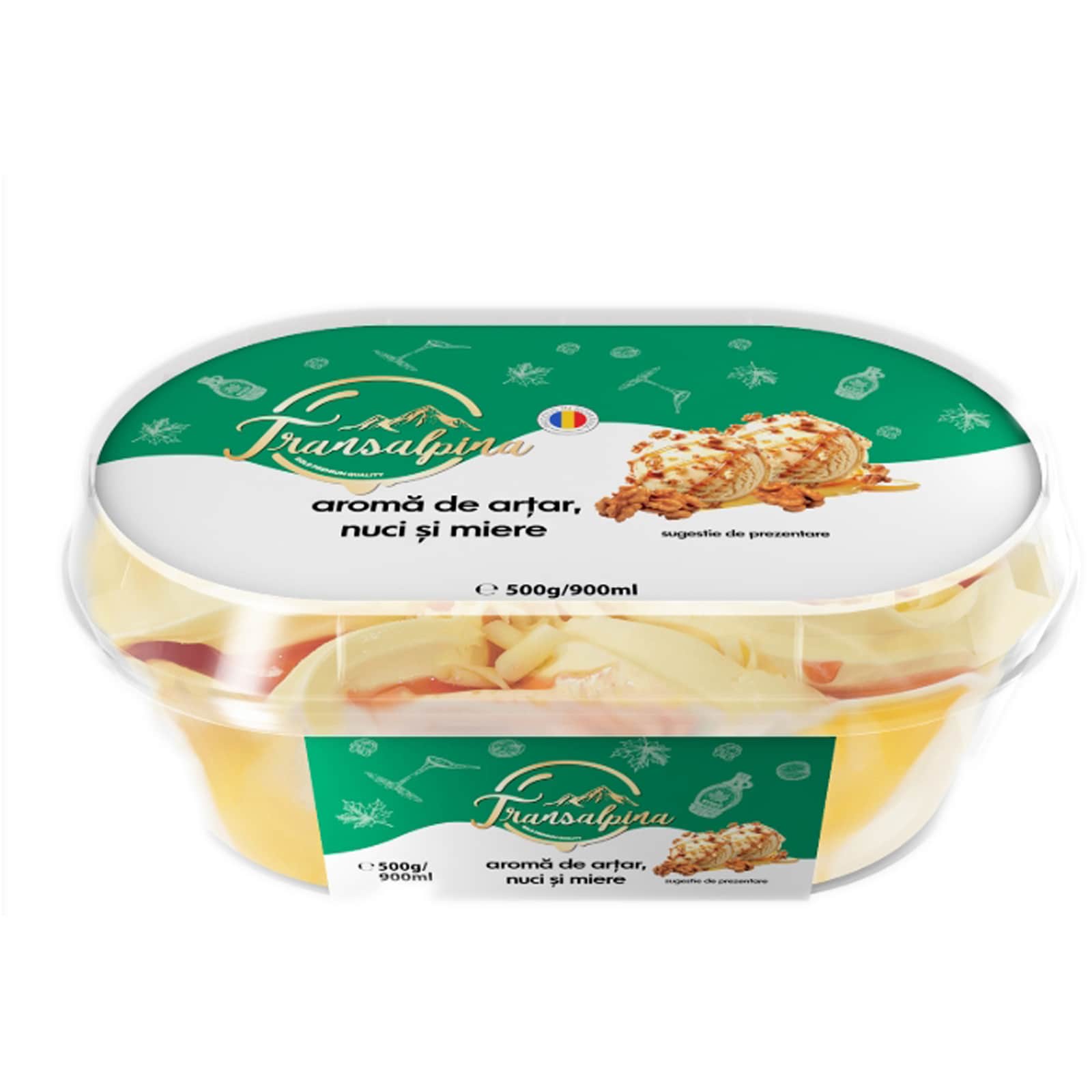 Transalpina | Inghetata cu aroma de artar, nuci pecan caramelizate