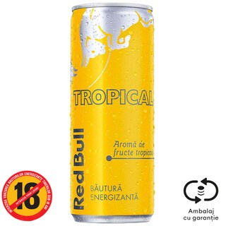 Red Bull Tropical | Bautura energizanta Tropical Taste 250ml