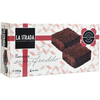La Strada | Prajitura de ciocolata cu crema Semifreddo 2x75g