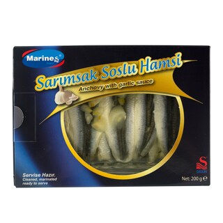 Marines | Hamsie marinata cu usturoi 200g
