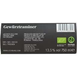 Lechburg | Vin alb Geurztraminer 0.75L