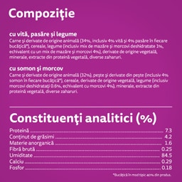 Whiskas | Hrana umeda pentru pisici Alegerea bucatarului, in sos 4x85g