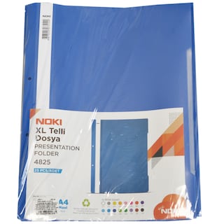 MP | Dosare A4 plastic cu sina si perforatii, 25 bucati, diverse culori