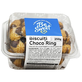 BeSweet | Biscuiti Choco Ring 250g