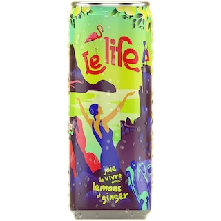 Le life | Bautura carbogazoasa cu suc de lamaie si extract de ghimbir 250ml