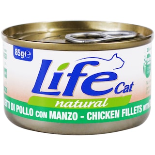 Life | Hrana pisici conserva cu pui si vita 85g