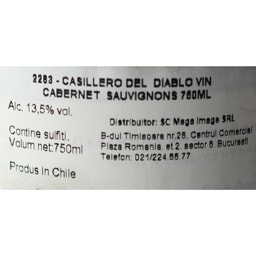 Casillero del Diablo | Vin rosu Cabernet Sauvignon 0.75l