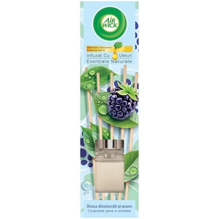 Air Wick | Odorizant reed diffuser Roua diminetii si mure 40ml