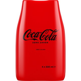 Coca-Cola Zero Zahar | Bautura racoritoare carbogazoasa 4x330ml