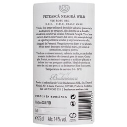 The Sign | Vin rosu sec Feteasca Neagra Wild 0.75L