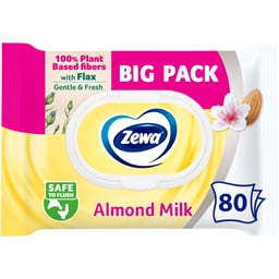 Zewa | Hartie igienica umeda Almond, 80 bucati