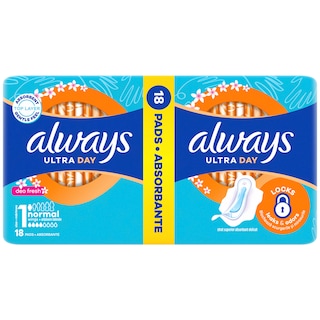 Always | Ultra | Absorbante Normal Deo Fresh 18 bucati