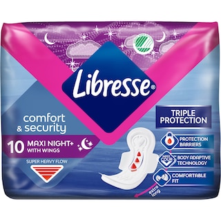 Libresse | Absorbante Maxi Goodnight, 10 bucati