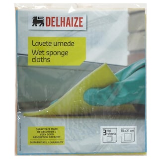 Delhaize | Lavete umede, 3 bucati