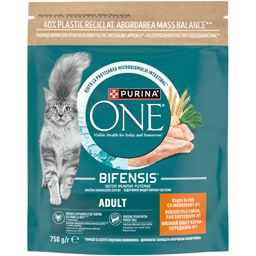 Purina One | Hrana uscata pentru pisici adulte, cu pui si cereale integrale 750g