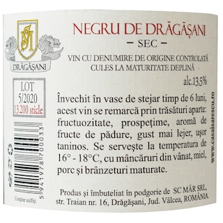 Casa Isarescu | Vin negru de Dragasani 0.75L