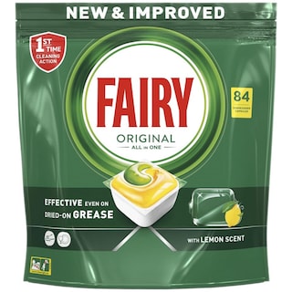 Fairy | All in One | Detergent masina de spalat vase, 84 capsule