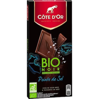Cote d'Or | Ciocolata neagra cu sare de mare ecologica 90g