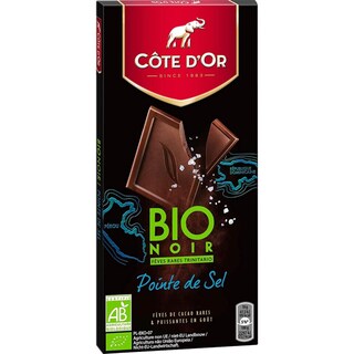 Cote d'Or | Ciocolata neagra cu sare de mare ecologica 90g