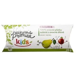 Nature's Promise | Felii uscate de mere si pere 20g