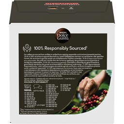Nescafe | Dolce Gusto | Cafea Espresso Intenso Decaffeinato, 16 capsule