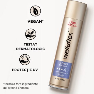 Wellaflex | Fixativ pentru par 2 Days Volume 250ml