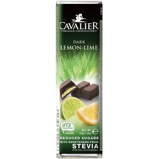 Cavalier | Baton de ciocolata neagra cu stevie,lamaie si limee 40g