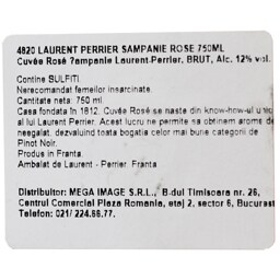 Laurent Perrier | Sampanie brut rose  0.75L