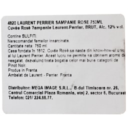 Laurent Perrier | Sampanie brut rose  0.75L